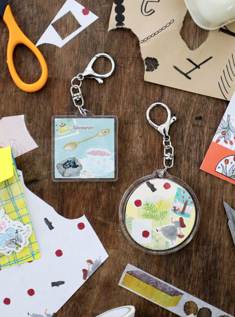 手紙社キーホルダーづくり