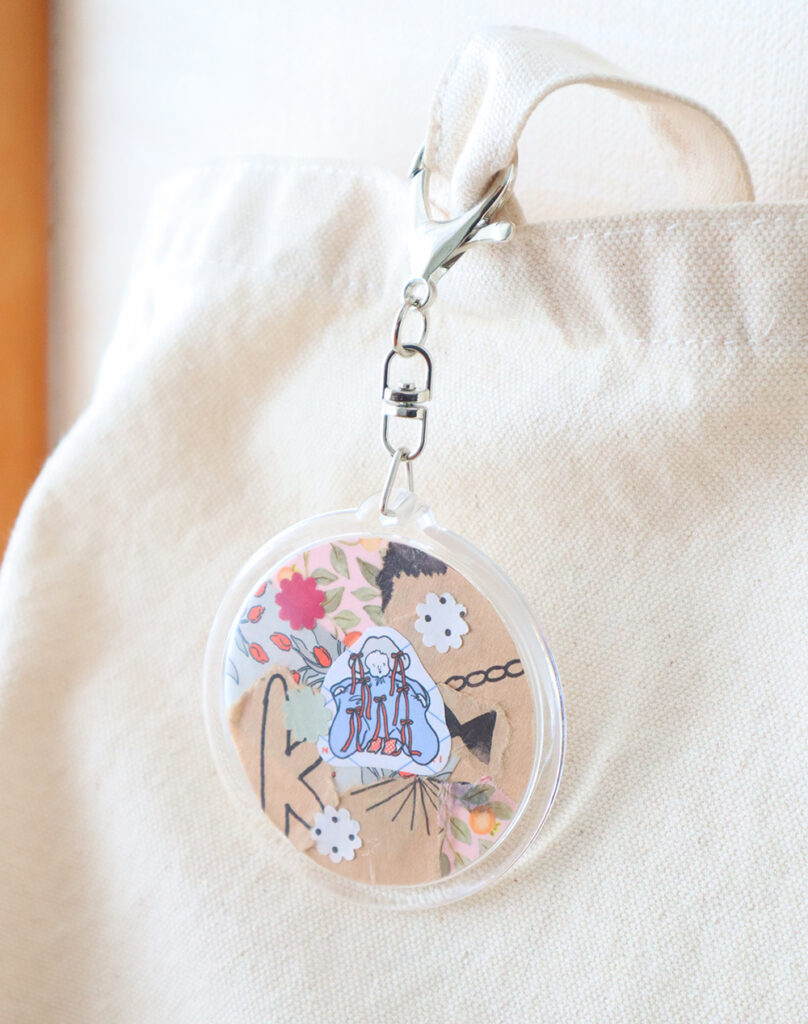 手紙社キーホルダーづくり